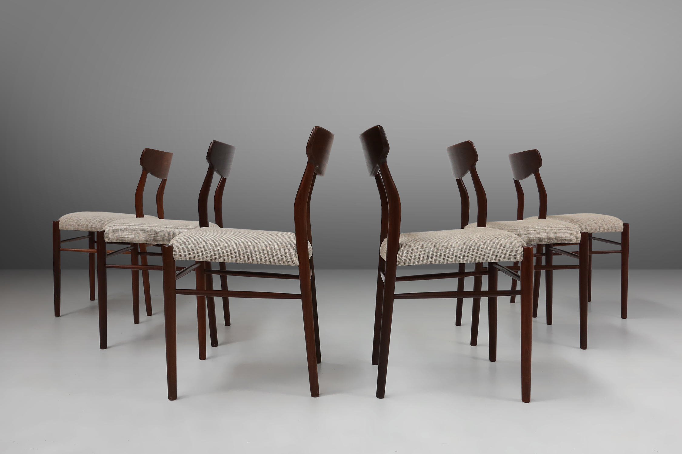 Dining Chairs from Lübke, Germany, 1960s, Set of 6thumbnail